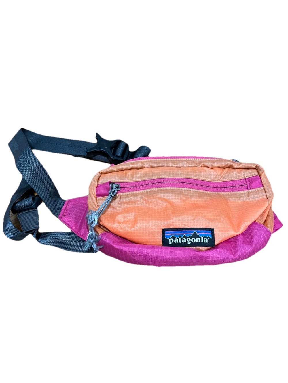 Patagonia Waist Pack Fanny Pack Pink Orange Adjustable Strap Outdoor